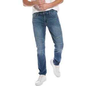 Hudson Jeans Men's Ethan Biker Skinny Wolfsbane, 34 NEW